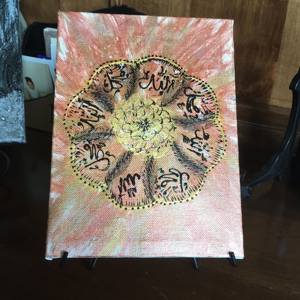 Hand painted canvas